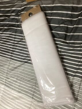 New White Tulle Fabric Bolt - Sheer Bridal/Decor Material 54” by 40 yards